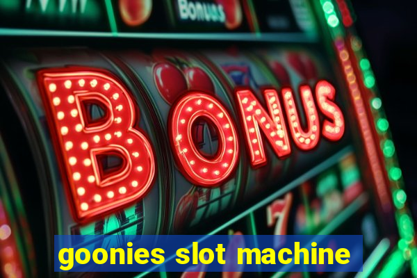 goonies slot machine