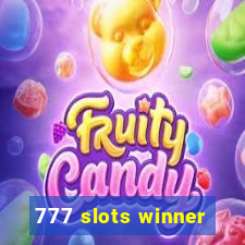 777 slots winner