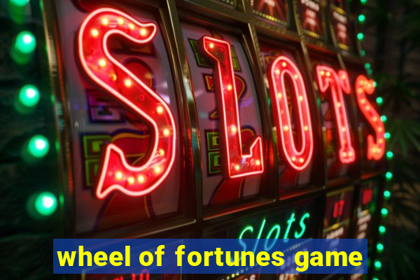 wheel of fortunes game