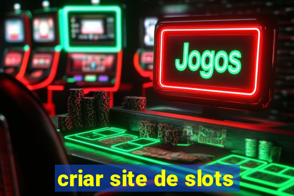 criar site de slots