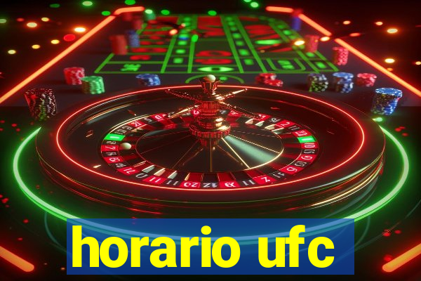 horario ufc