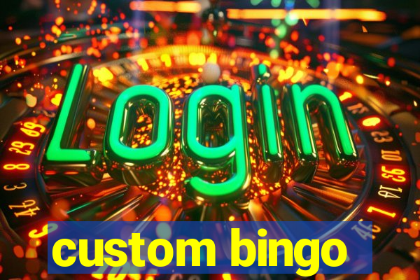 custom bingo