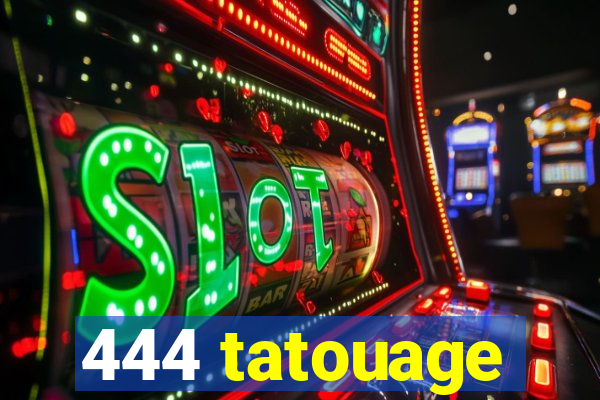 444 tatouage