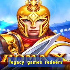 legacy games redeem code prime