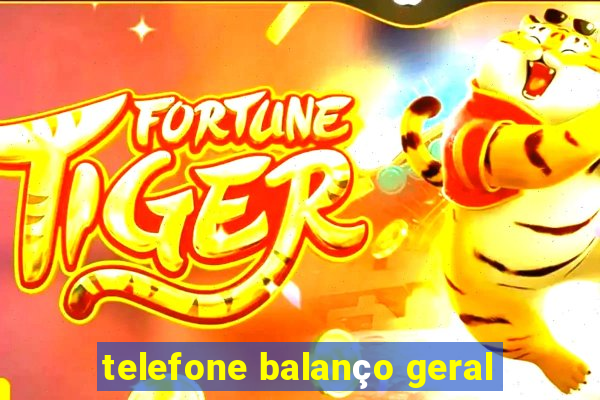 telefone balanço geral