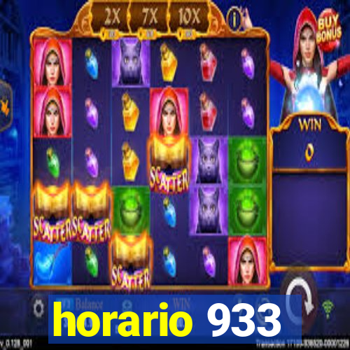 horario 933