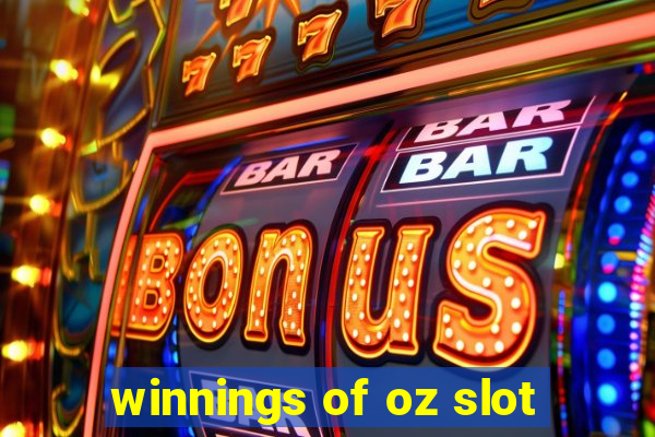 winnings of oz slot