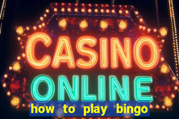 how to play bingo for money