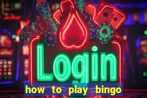 how to play bingo for money