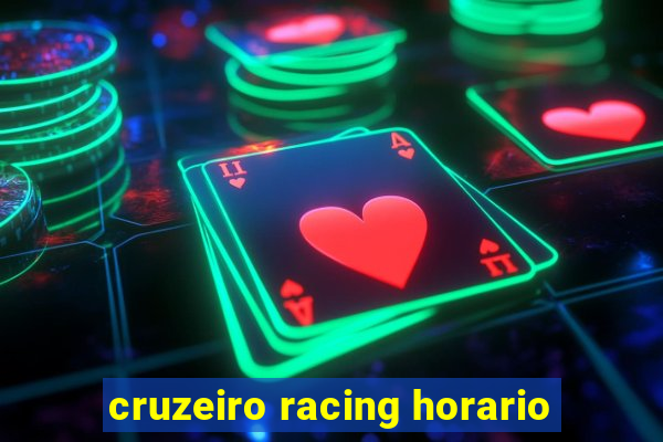 cruzeiro racing horario