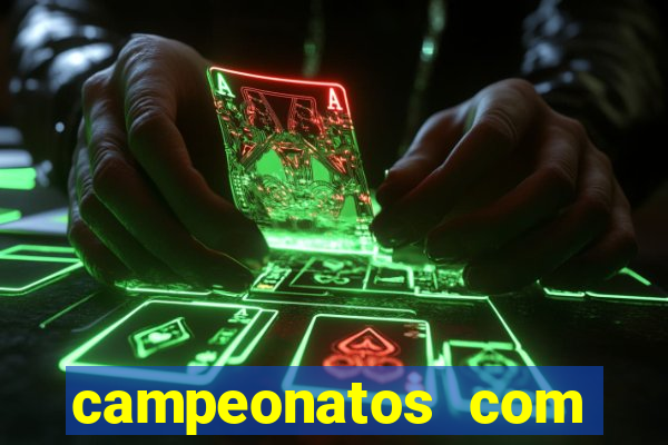 campeonatos com mais escanteios