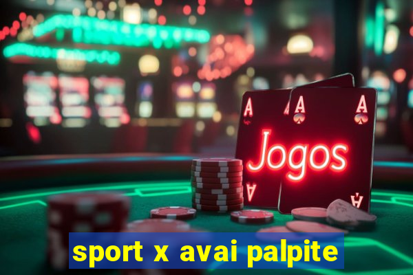 sport x avai palpite