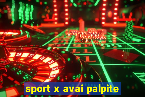 sport x avai palpite