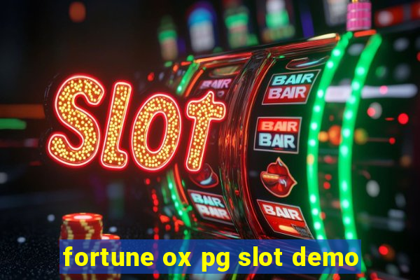 fortune ox pg slot demo