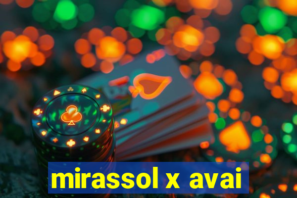 mirassol x avai