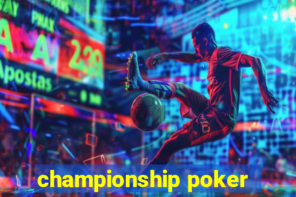 championship poker