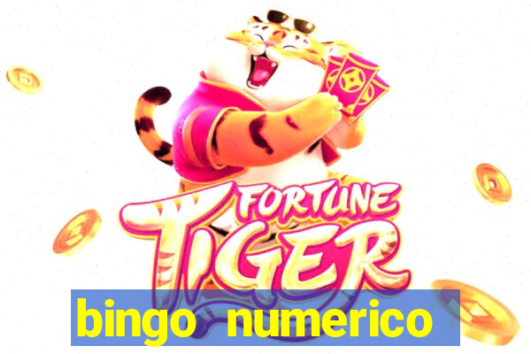 bingo numerico educa??o infantil