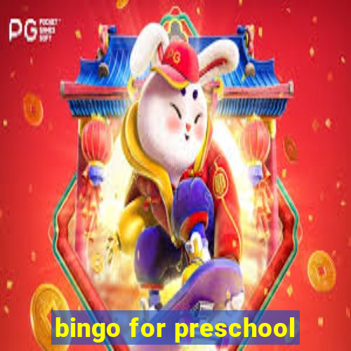 bingo for preschool