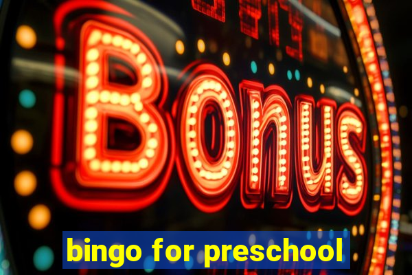 bingo for preschool