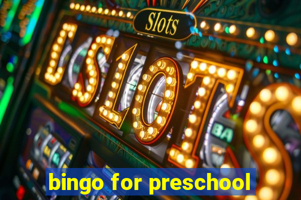 bingo for preschool