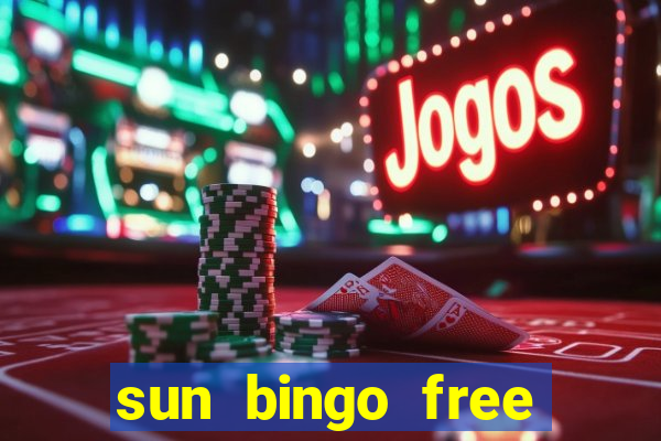 sun bingo free spins code