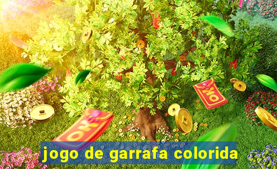 jogo de garrafa colorida