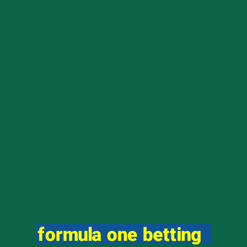 formula one betting