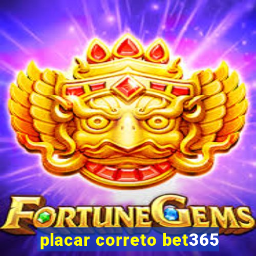 placar correto bet365