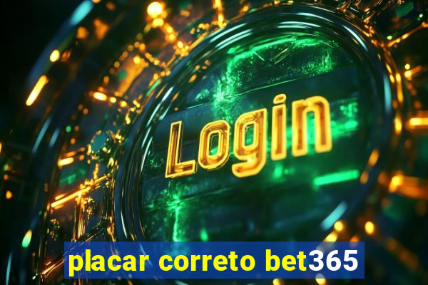 placar correto bet365