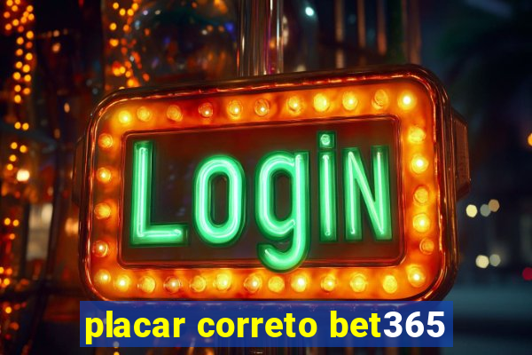 placar correto bet365