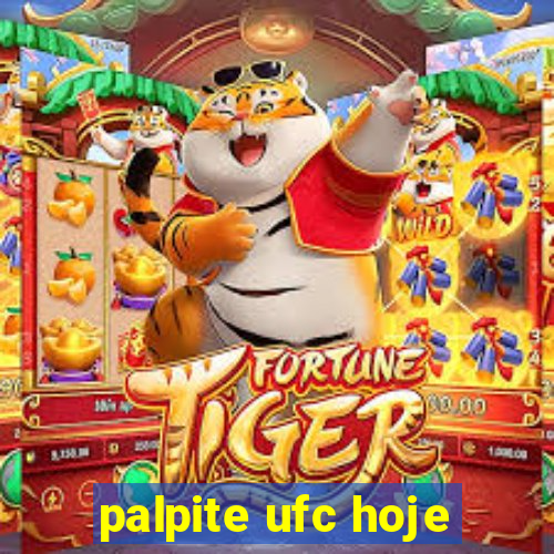 palpite ufc hoje