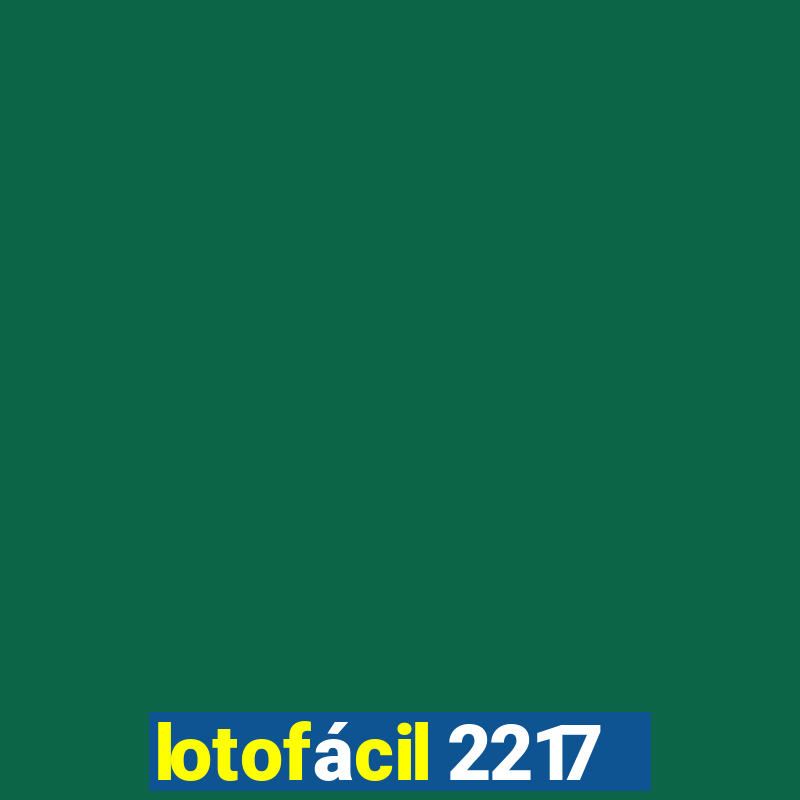 lotofácil 2217