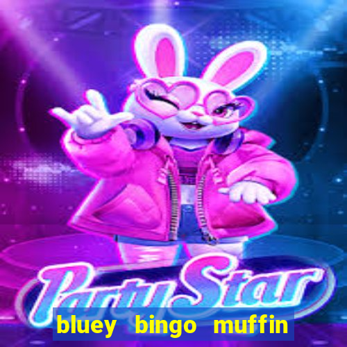 bluey bingo muffin and socks