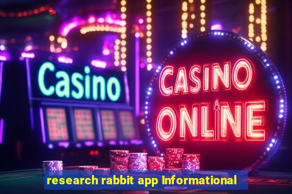 research rabbit app Informational