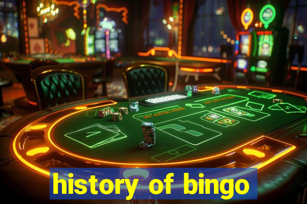 history of bingo