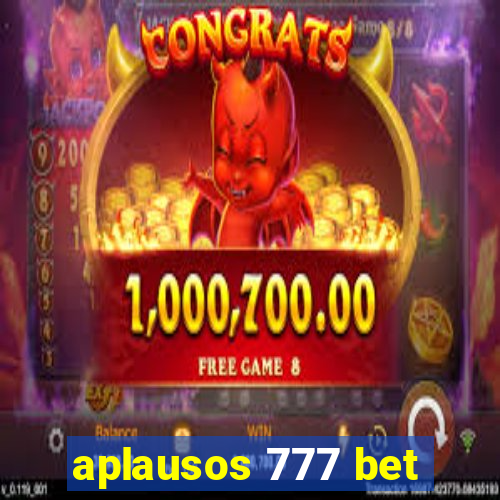 aplausos 777 bet