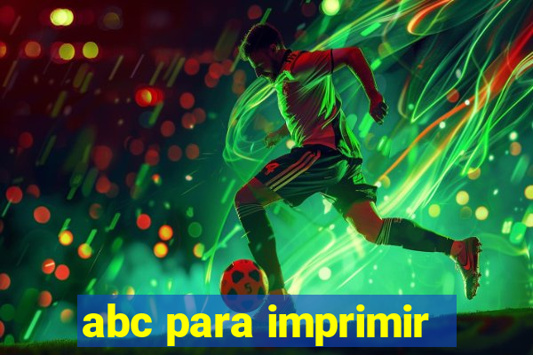 abc para imprimir