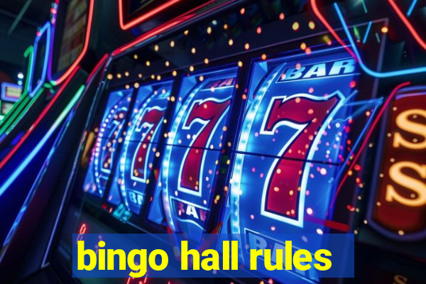 bingo hall rules