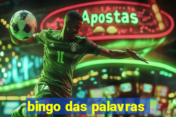 bingo das palavras