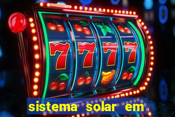 sistema solar em tempo real