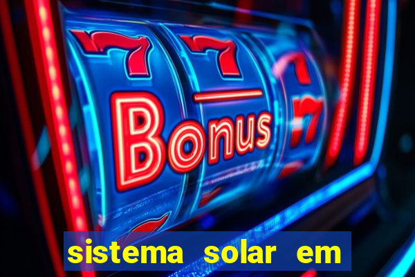 sistema solar em tempo real