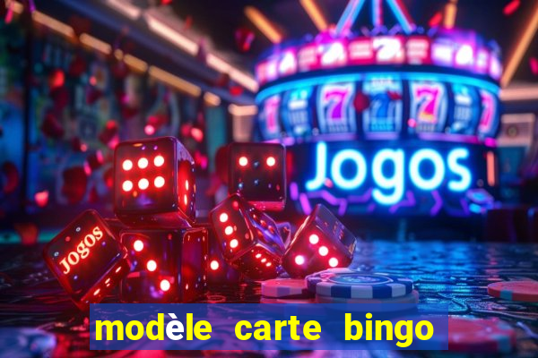 modèle carte bingo quarantaine gratuit