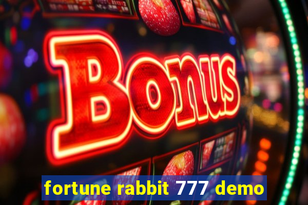 fortune rabbit 777 demo