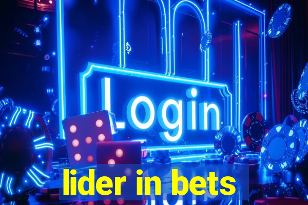 lider in bets