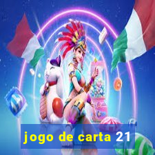 jogo de carta 21