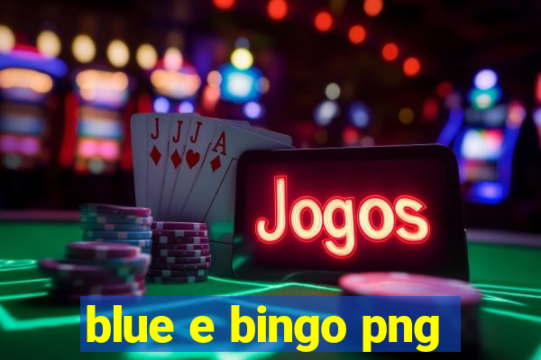 blue e bingo png