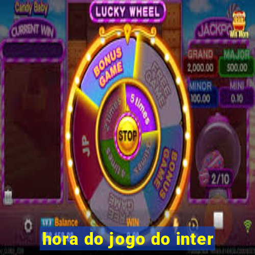 hora do jogo do inter