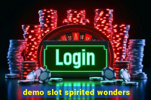 demo slot spirited wonders