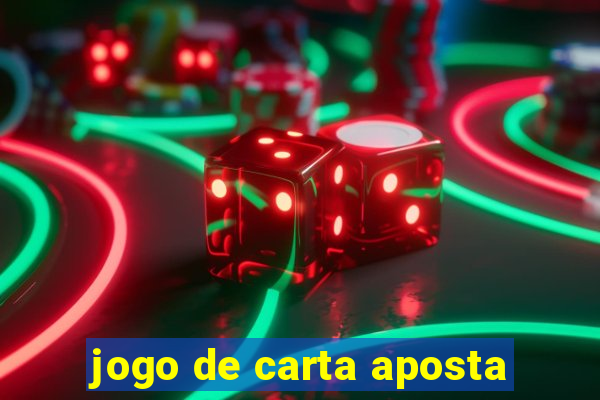 jogo de carta aposta