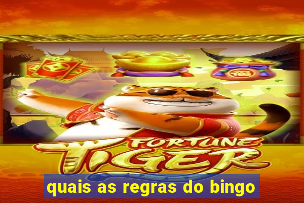 quais as regras do bingo